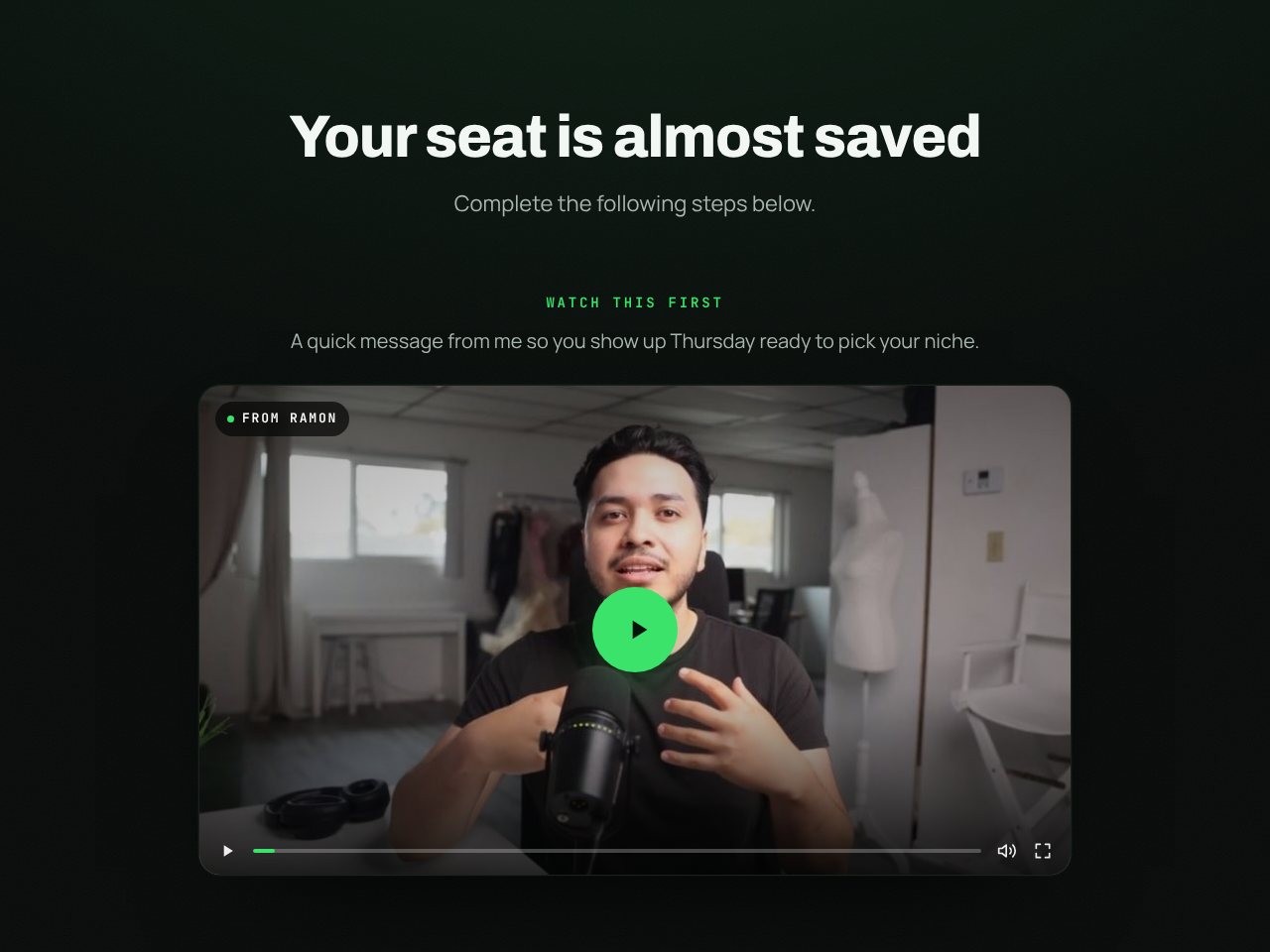 Thank-you page preview