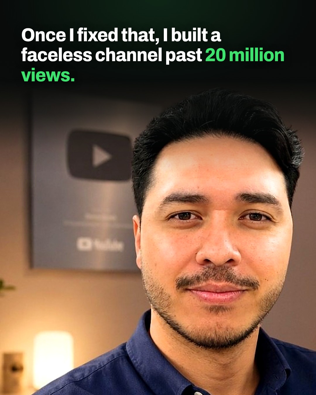 Once I fixed that, I built a faceless channel past 20 million views.